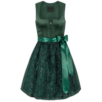 Gaun Midi A-Line Wanita Kerah Scalloped Lengan Pendek Beludru Pinggang Alami Tenun Warna Solid Modern Romantis Streetwear