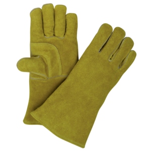 Gants de sécurité en cuir de vachette de qualité supérieure, entièrement doublés de polaire, protection industrielle pour les mains des soudeurs, gants de soudage - Product Image 2