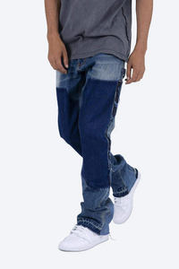 Custom Unisex Eco-Friendly Waterproof Denim Jeans Loose Fit Wide Leg Cotton Streetwear Casual Lightweight OEM ODM Wholesale - Product Image 2