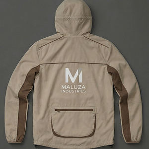 Chaqueta Cortavientos de Invierno con Capucha Reflectante de Alta Visibilidad, Chaqueta de Ciclismo Impermeable con Recubrimiento Neón que Brilla en la Oscuridad - Product Image 3