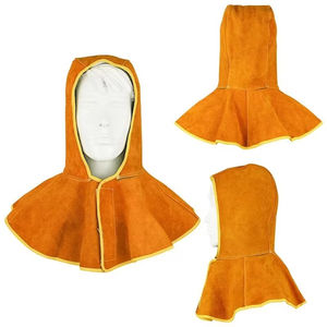 Équipement de protection individuelle, capuche de soudage en cuir de vachette résistant au feu pour la sécurité des soudeurs, vêtements de travail industriels robustes - Product Image 2