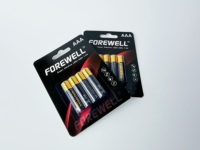 Pile alcaline à large contact FOREWELL LR6 AA 1,5 V, lot de quatre cartouches, 2700 mAh, anti-fuite, pour jouets, télécommandes et lampes de poche
