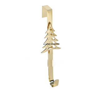 Support de couronne de Noël en métal galvanisé, finition double argentée, vierge pour sublimation, fait main, pour décoration intérieure - Product Image 5