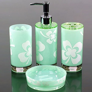 Juego de Dispensadores de Loción Acrílicos Ecológicos de Cuatro Piezas EL - Product Image 1