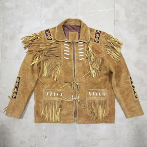 Modern <b>Suede</b> Leather <b>Jacket</b> for Men with Custom Branding and Logo Design High Street Genuine Leather <b>Jacket</b> - Product Image 5