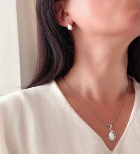 Collier en argent sterling avec opale de feu vive, pendentif opale blanche, pierre de naissance d'octobre, véritable gemme, cadeau NIKHIL GEMS, fiançailles vintage - Product Image 6
