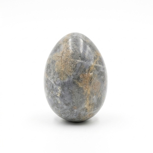 Escultura de Piedra Tallada a Mano con Forma de Huevo de Mármol Negro Jet, Tallado en Relieve, 2-5 Pulgadas, Decoración Navideña, Regalo, OEM, ODM - Product Image 4