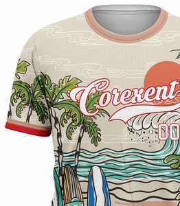 เสื้อเชิ้ตคอเร็กซ์แขนสั้นพิมพ์ลายทรอปิคอลสำหรับผู้ชาย พร้อมดีไซน์ฮาวาย คอกลมแบบปกติ - Product Image 4