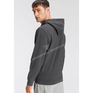 Sweat-shirts à fermeture éclair pour hommes grandes tailles, automne-hiver, 100% coton, épais, personnalisés, séchage rapide, respirants, logo personnalisé - Product Image 6