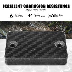 Cubierta de depósito de bomba de freno delantero de fibra de carbono NiceCNC para <span class=keywords><strong>Yamaha</strong></span> RAPTOR 700 250 <span class=keywords><strong>125</strong></span> YFZ450R <span class=keywords><strong>GRIZZLY</strong></span> 700 5YU-25852-00-00 - Product Image 3