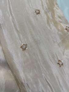 Tela Premium Transpirable, Ecológica, de Secado Rápido, Tejida en Viscosa, con Estampado Cosmos, con Cuentas Originales Bordadas, para Bolsos de Niñas - Product Image 3