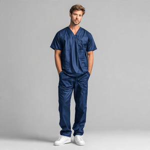 Nurse Hospital Uniform <b>Scrubs</b> Set Medical Comfortable Durable Hospital Medical <b>Scrubs</b> - Product Image 2