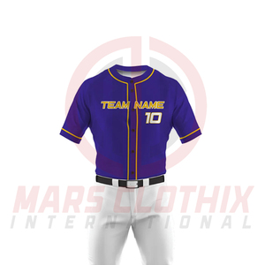 Uniforme de Béisbol de Alta Calidad para Hombre, Personalizable, en Venta - Product Image 4