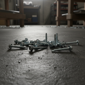 Vis autoperceuse à tête hexagonale PDC / Vis autoperceuse à tête hexagonale externe en acier au carbone galvanisé, classe 4.8, 6.8 pouces, filetage grossier - Product Image 1