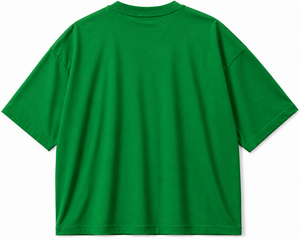 Camiseta de Manga Corta Verde para Hombre con Logotipo Personalizado, 100% Algodón Jersey, Cuello Redondo, Diseño con Letra Impresa en la Parte Delantera, Corte Regular Informal - Product Image 2