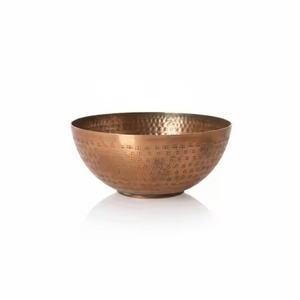 Elegante Tazón de Cobre para Servir, Vajilla Decorativa de Metal para Comedor, Restaurante, Hotel, Recepción de Bodas, Catering - Product Image 1