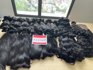Birmano Pelo Rizado sin procesar humano profundo sin procesar rizado birmano rizado del pelo humano del pelo virginal de la extensión del pelo - Product Image 4