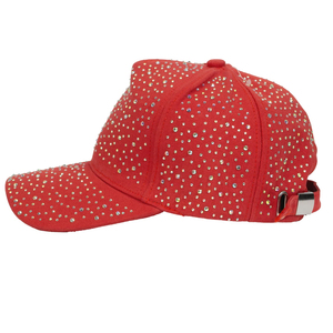 Gorra de Béisbol Deportiva de 6 Paneles, Diseño Nuevo, Unisex para Adultos, Suave, Transpirable, Impermeable, Cómoda y Moderna, con Pedrería - Product Image 1