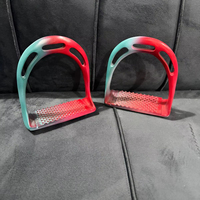 Étriers Red Jinn pour l'équitation anglaise, accessoires de selle, service OEM, étriers personnalisés, équestres, Jinn
