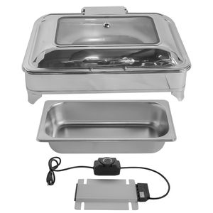 Scaldavivande Elettrico 24 Ore (9L/9.5QT) con Controllo Automatico della Temperatura e Coperchio in Vetro - 400W 110V - Product Image 4