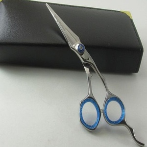 Ciseaux de coiffure professionnels en acier inoxydable japonais doré avec logo personnalisé pour salon de coiffure, vente en gros - Product Image 4