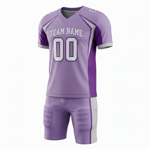 Uniforme de Fútbol Americano Sublimado Personalizado de Primera Calidad, Transpirable, Conjunto Completo, Jersey y Pantalones Personalizados para Equipo, Alto Rendimiento - Product Image 1