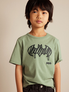 Customize Children Boys Girls Plain <b>TShirt</b> With Logo Label Solid Color Cotton T-shirt DTG Screen Printed Custom t Shirt Kids - Product Image 4