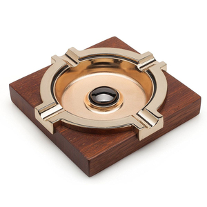 Cendrier carré en métal fait main, finition argent antique, accessoires pour fumeurs, cendrier à cigares, prix de gros - Product Image 3