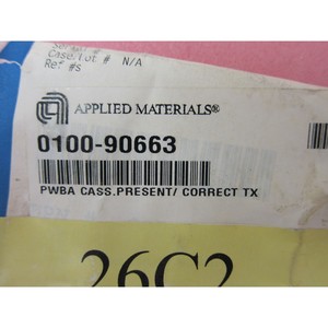 AMAT 0100-90663 PWBA Cass. Present/ Correct Tx - Equipo y Piezas de Semiconductores de Confianza de Marca Global en - Product Image 1