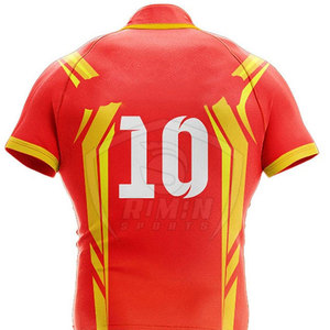 Créez votre propre uniforme de rugby à manches courtes avec logo personnalisé pour équipe - Uniforme de rugby confortable pour hommes, très demandé - Product Image 4