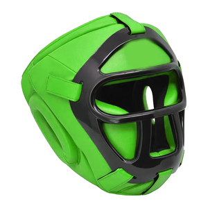 Professional Boxing <b>Head</b> Guard Safety Sparring & <b>Training</b> Gear | Pu Material Unisex Black/White Helmet for Skating - Product Image 5