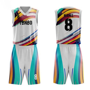 Maillots de basket-ball unisexes personnalisés en gros – Meilleur design réversible sublimé, gilet à séchage rapide, dernier style d'ensemble - Product Image 1