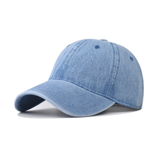 Baseball Trucker <b>Cap</b> Foam Denim Adjustable Breathable <b>Waterproof</b> Distressed Unisex Low MOQ High Quality Denim <b>Cap</b> - Product Image 5
