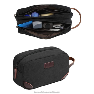 Professional <b>Makeup</b> <b>Bag</b> Pouch Organizer High Quality Eco-Friendly Polyester Water Resistant Large Capacity Soft Handle Zipper - Product Image 4