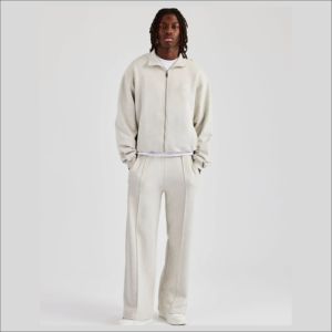 Survêtements en molleton de coton pour hommes de qualité supérieure, vente en gros, logo personnalisé, impression sérigraphique, streetwear tendance, fabrication de sweats. - Product Image 6