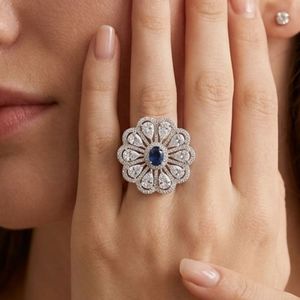 Gemvanity SR1457 Bague de mariage unisexe en moissanite taille brillant, plaqué or 14 carats, sertissage canal, style chrétien classique de luxe - Product Image 4