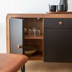 Aparador redondo de madera de mango Vandana Prime Aston - Product Image 2