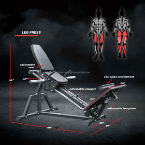 Máquina Profesional de Prensa de Piernas con Placas de Acero para Entrenamiento de Fuerza, Equipo de Gimnasio en Casa de Alta Calidad para Elevación de Pantorrillas - Product Image 4