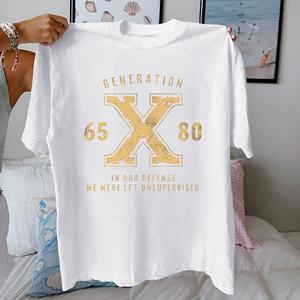 GENERATION X T-shirt confortable en pur coton pour femme - Product Image 2
