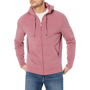 Hot Selling Men's Hoodies <b>zip</b> up hoodie custom logo fleece sweatshirt full zipper streetwear style private label Hoodies for Men - Product Image 2