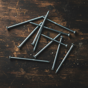 Vis à bois fendues à double extrémité en acier au carbone zingué, qualité industrielle PDC, classes 4.8 et 6.8, mesures impériales/métriques - Product Image 1