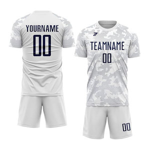 Soccer Uniform Sublimation Print Custom Team Logo Number Name Breathable <b>Polyester</b> OEM Jersey Factory Direct Pakistan - Product Image 1