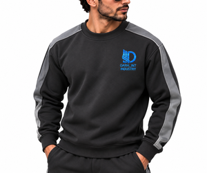 เสื้อสเวตเชิ้ตคอกลมผู้ชาย OARH_INT INDUSTRY ทรงปกติ ผ้าฝ้ายฟลีซ 100% พิมพ์ลายซิลค์สกรีน ระบายอากาศได้ดี สวมใส่สบาย เหมาะสำหรับฤดูใบไม้ร่วง น้ำหนัก 370 กรัม - Product Image 1