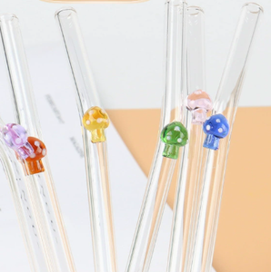 Handmade Eco-friendly Reusable <b>Clear</b> Bent Glass Straw for Bar Accessories Coffee Shops Hotels & Daily Use - Product Image 4