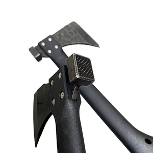 Hache avec lame en acier forgé et manche noir pour la survie - Product Image 5