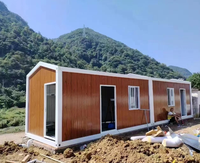 Casas Contenedor Prefabricadas de Acero con Techo Triangular de 20 y 40 Pies, Precio de Fábrica, para Edificios de Oficinas