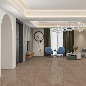 Wholesale Fog Grey Marble Design Polished Porcelain Tiles 600x600 8mm Thick 24x24 Glazed Flooring Cheap Rate From Manufacturer - Product Image 6