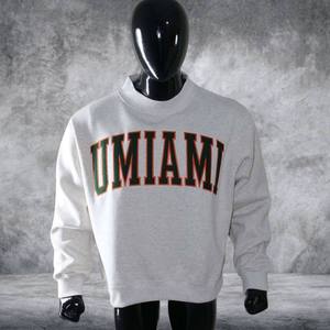 เสื้อสเวตเชิ้ตผ้าฝ้ายคอเต่าสำหรับผู้หญิง ยี่ห้อ U Miami รุ่นหนาพิเศษ ทรงโอเวอร์ไซส์ แบบเรียบ ไม่มีลาย  ผลิตโดยโรงงานผู้ผลิต OEM - Product Image 1