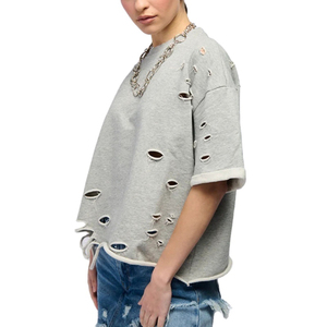 T-shirt personnalisé imprimé POD 200g en polyester/coton, écologique, de haute qualité, design streetwear régulier, vintage, respirant - Product Image 3