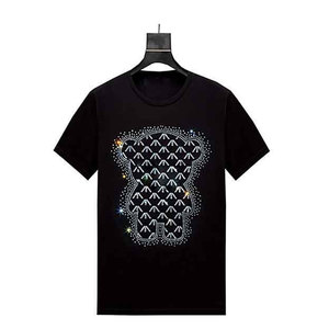 Camiseta de Hombre Azul Claro, Corte Regular, Logotipo Frontal, Transpirable, de Algodón y Bambú, Estilo Casual Urbano, Cuello Redondo, Manga Corta - Product Image 1